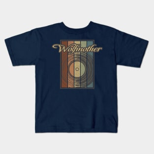 Wolfmother Vynil Silhouette Kids T-Shirt